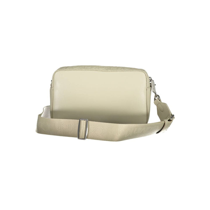 Beige Polyester Handbag