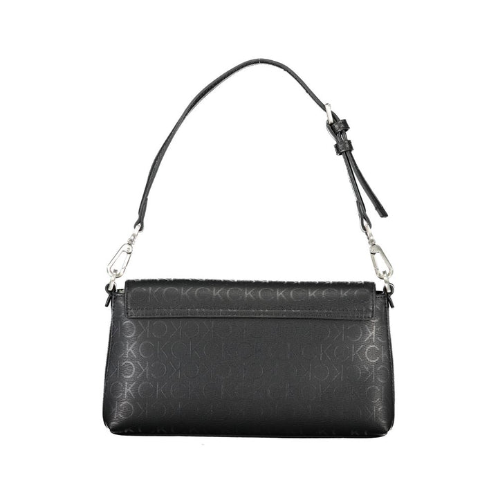 Black Polyester Handbag