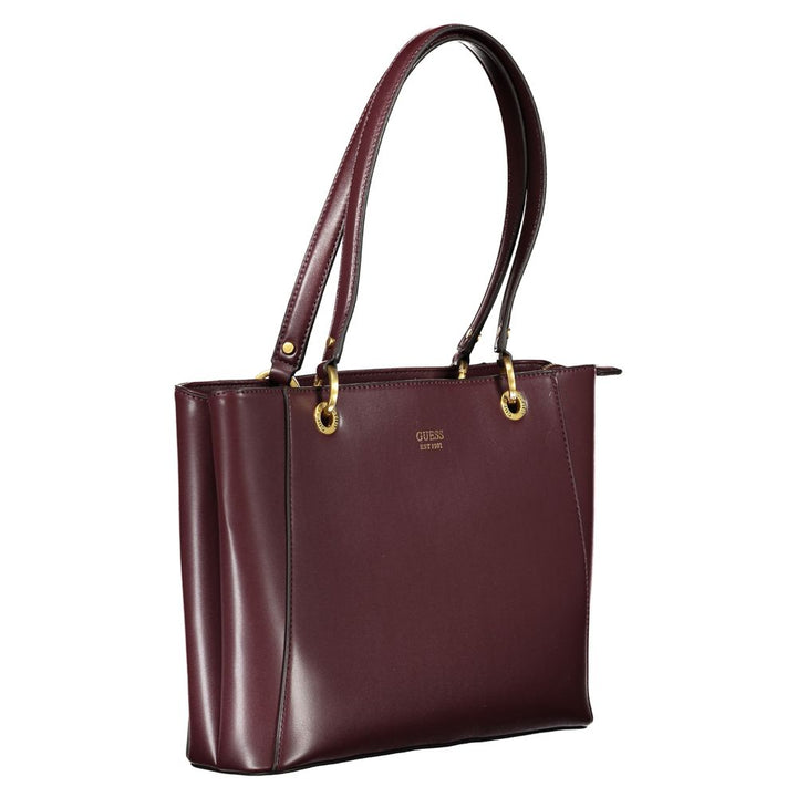 Purple Polyethylene Handbag