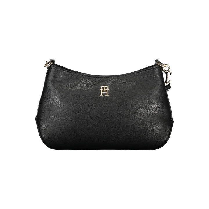 Black Polyester Handbag