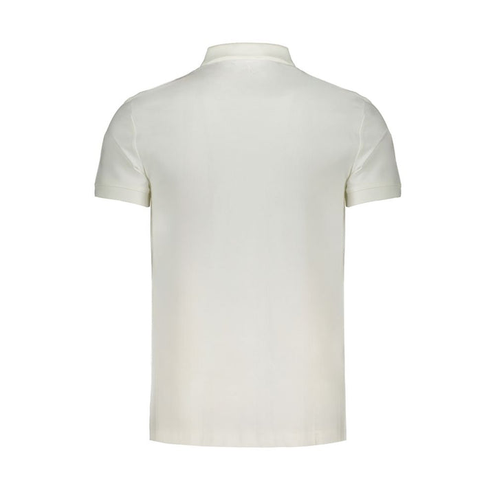 White Cotton Polo Shirt