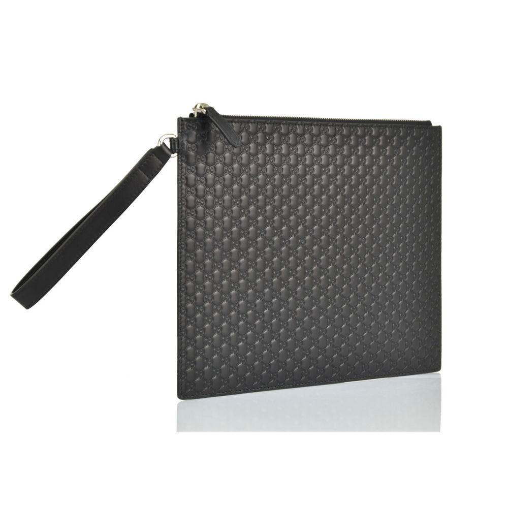 Sleek Microguccissima Leather Clutch