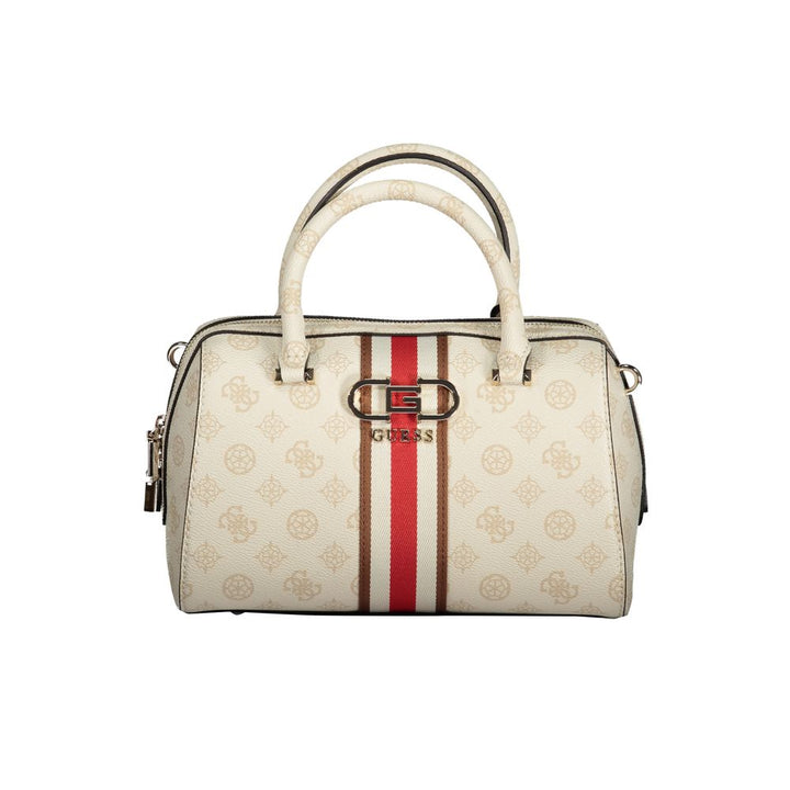 Beige Polyethylene Handbag