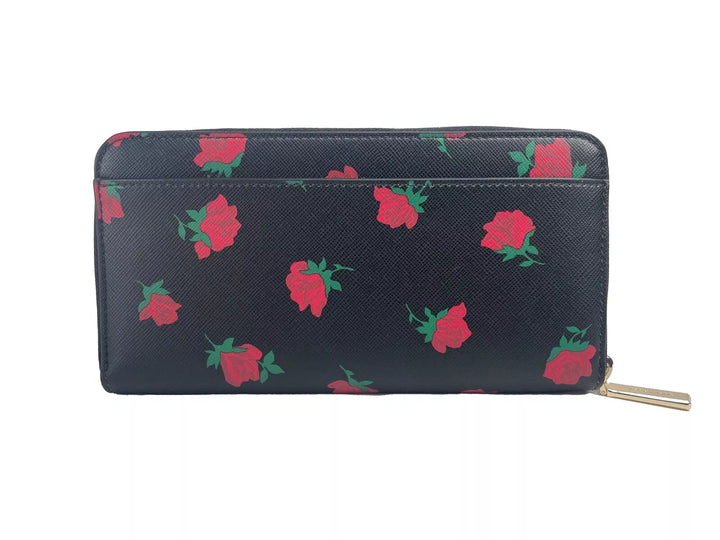 Madison Rose Leather Large Continental Wallet