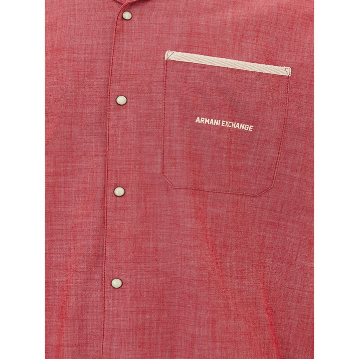 Crimson Cotton Classic Men's Shirt