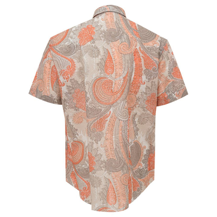 Orange Cotton Shirt