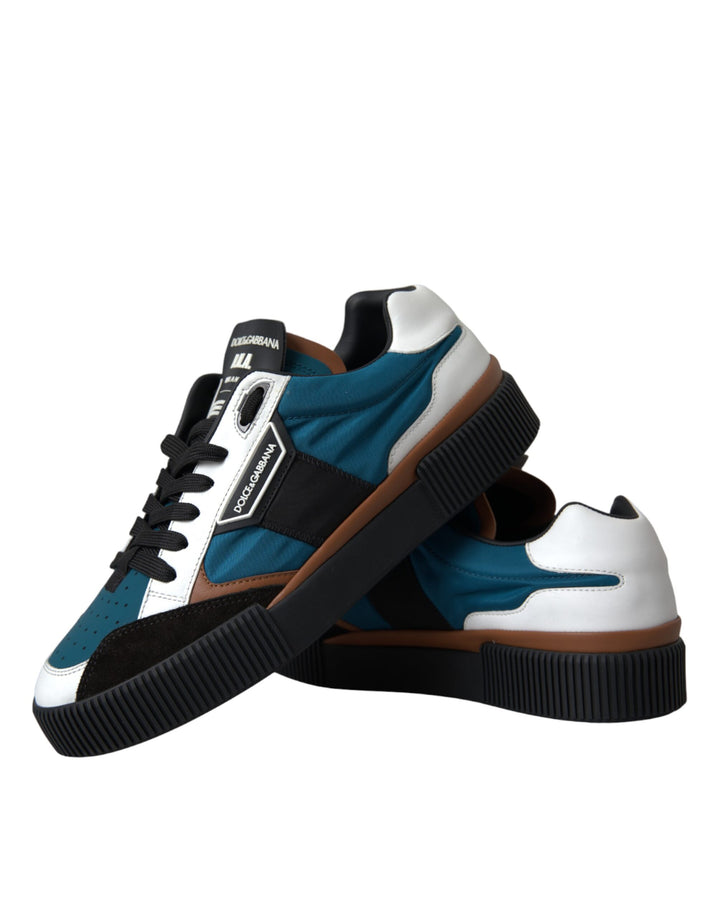 Multicolor MIAMI Leather Low Top Sneakers Shoes