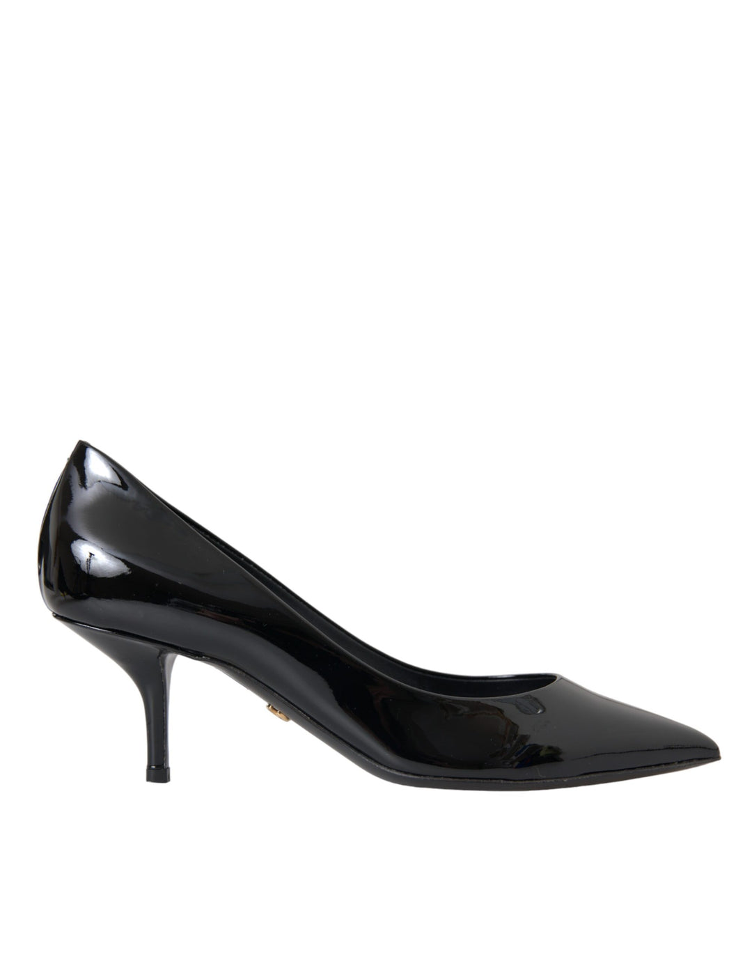 Black Patent Leather Heels Pumps Shoes