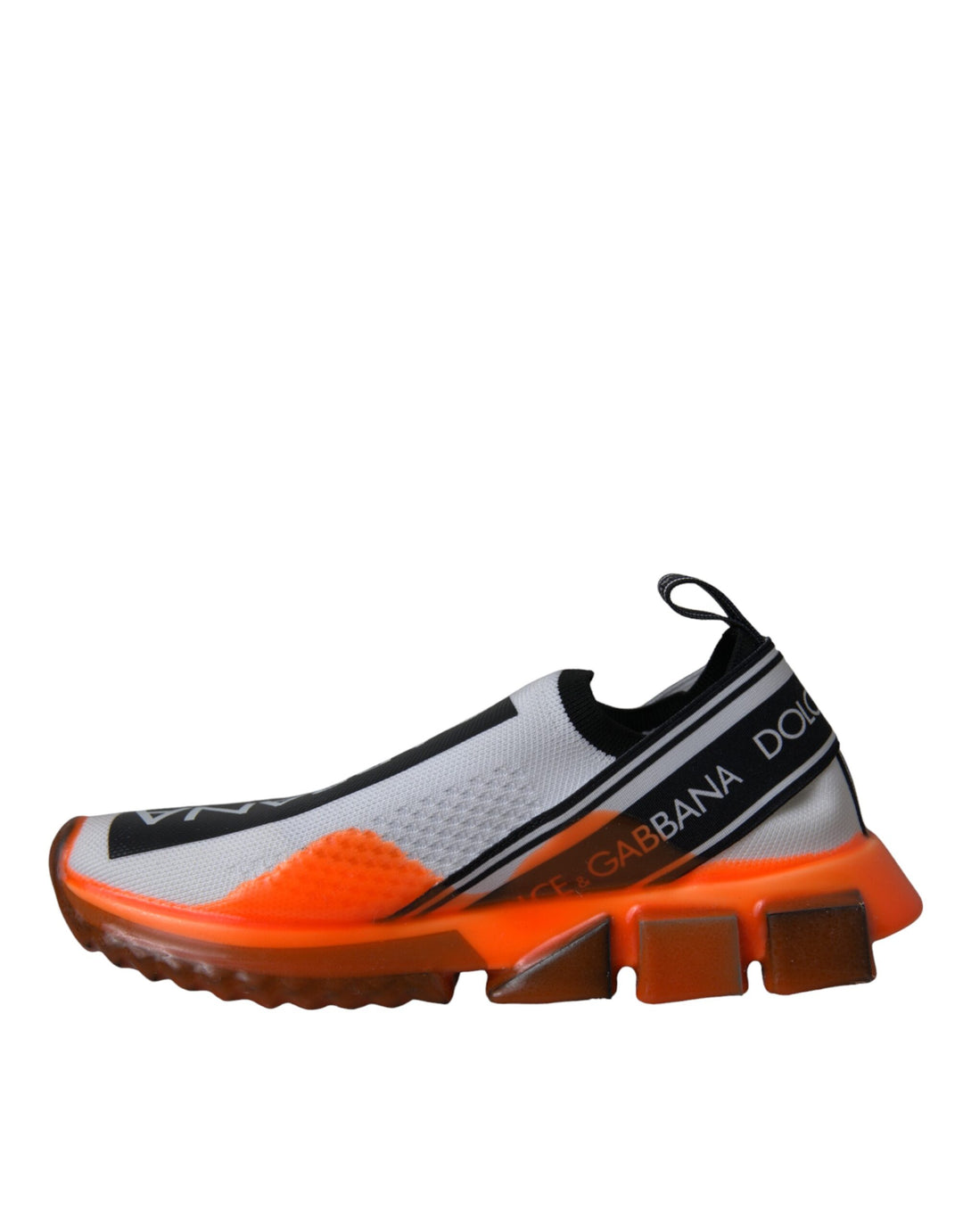 Black White Orange Slip On Sorrento Sneakers Shoes