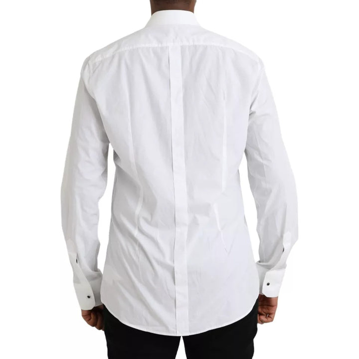 White GOLD Logo Cotton Long Sleeves Shirt