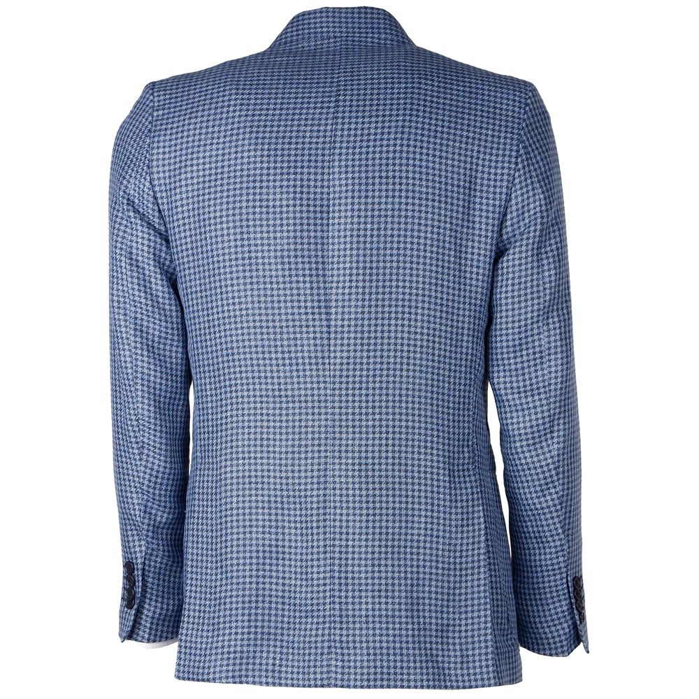 Blue Wool Vergine Blazer