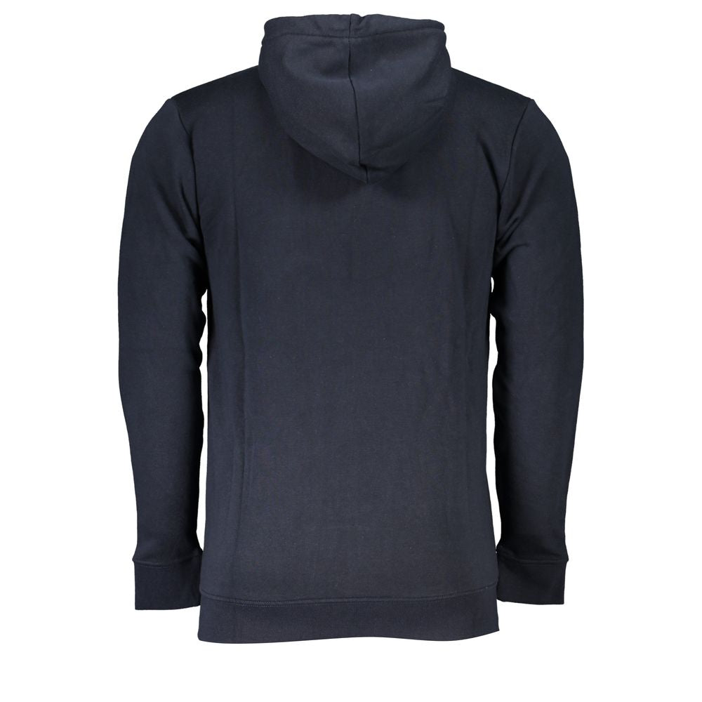 Blue Cotton Men Sweater