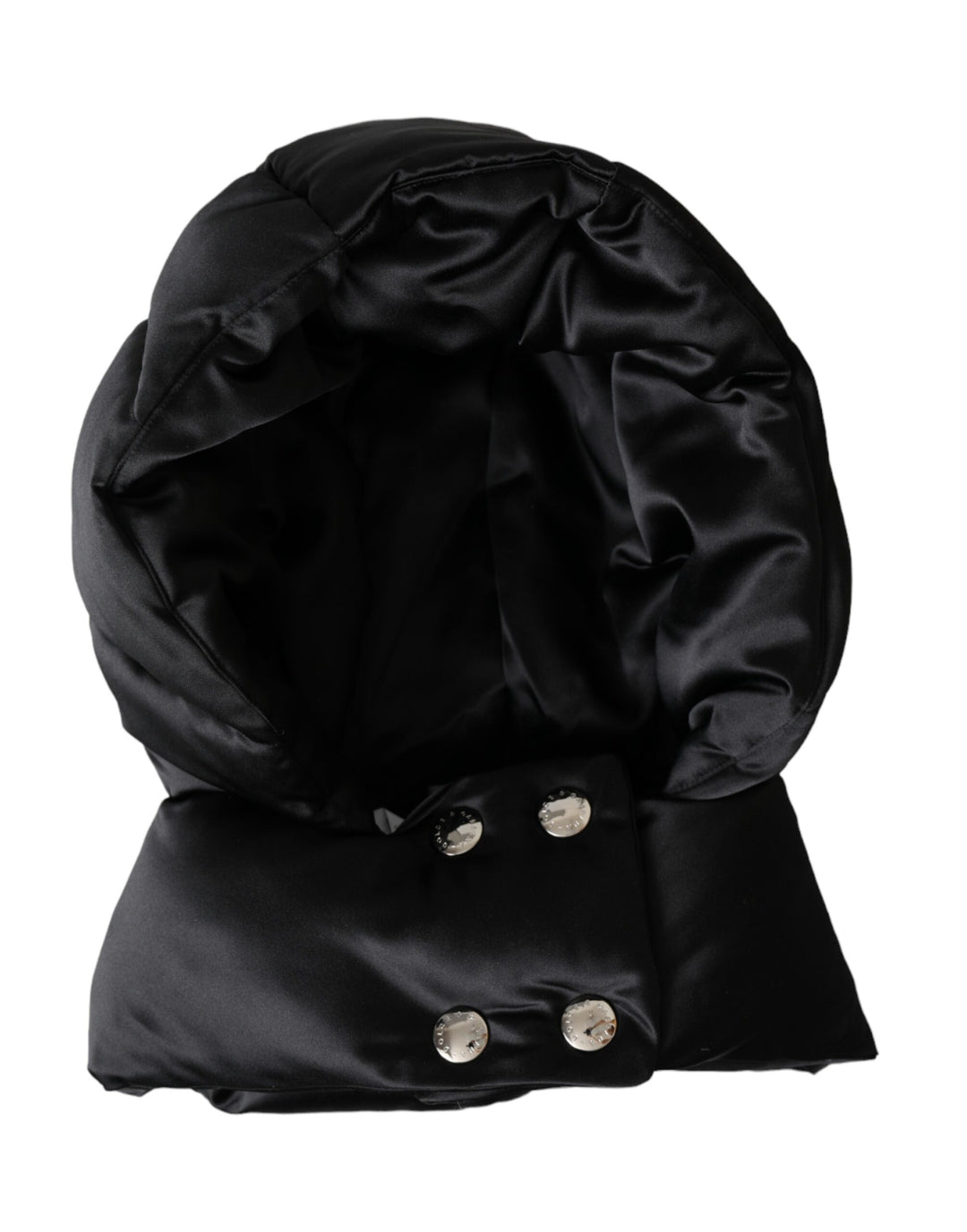 Black Polyester Whole Head Wrap Hat