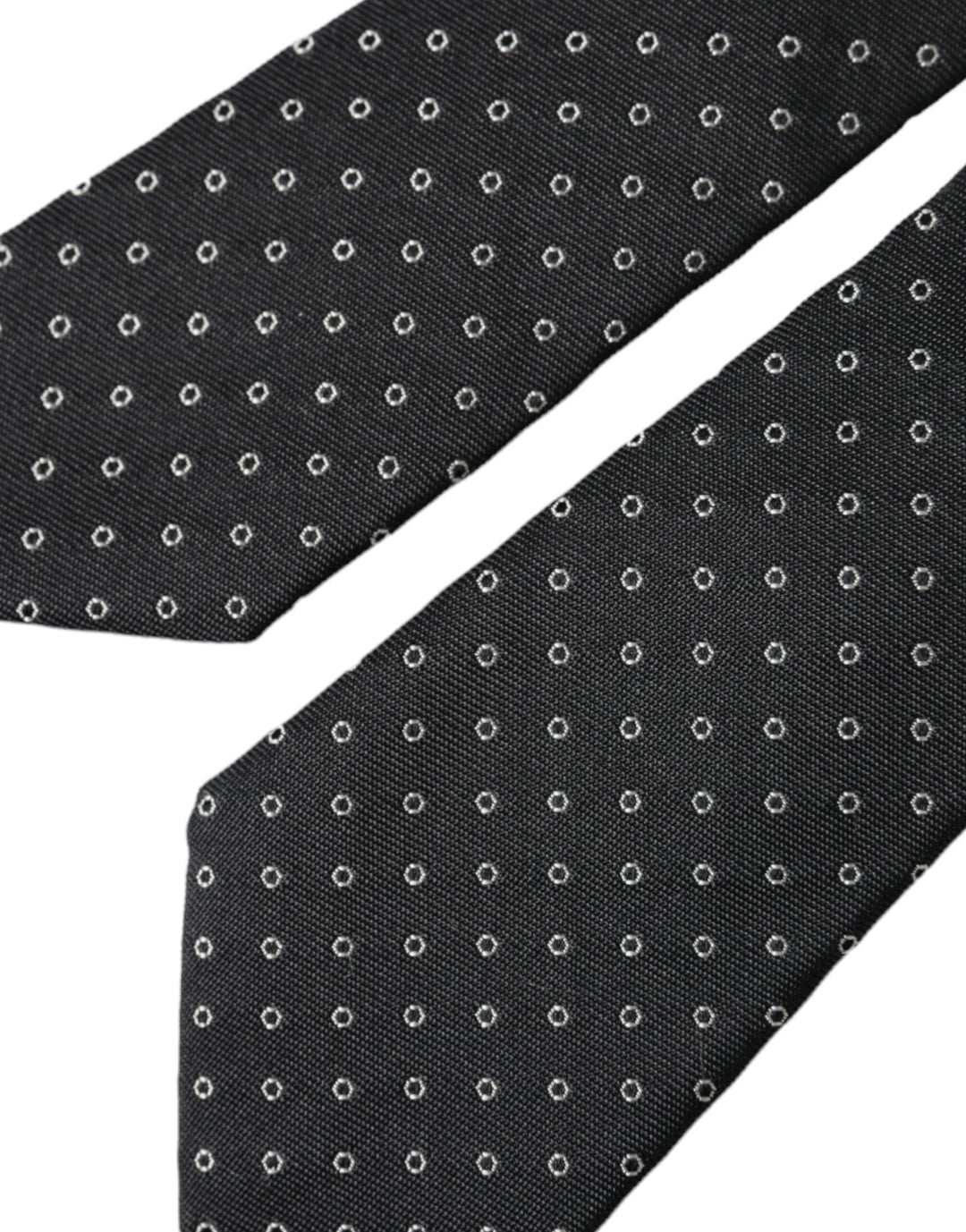 Black Circle Fantasy Adjustable Necktie Men Tie