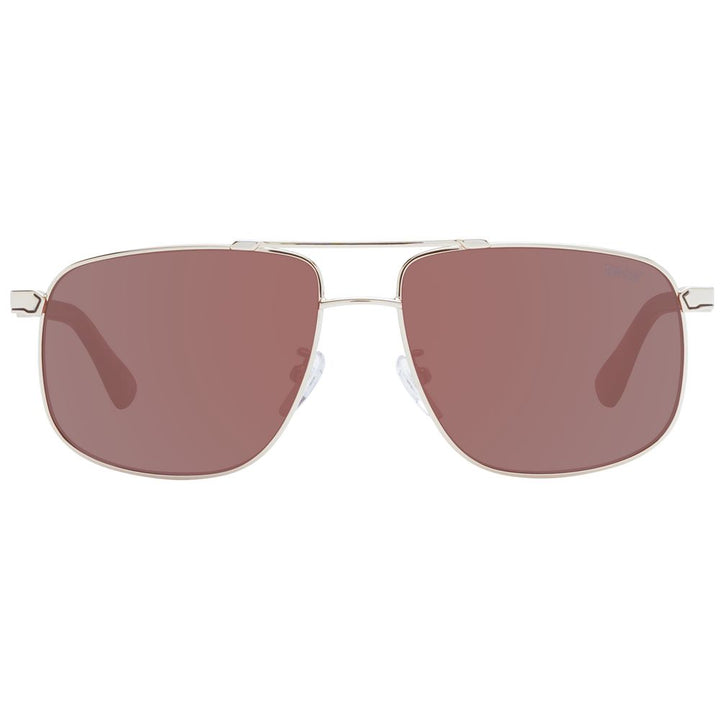 Rose Gold Men Sunglasses