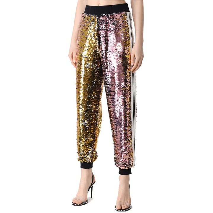 Multicolor Polyester Jeans & Pant