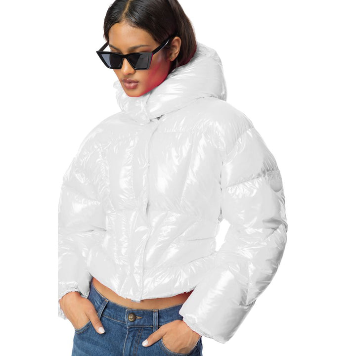 White Nylon Jackets & Coat