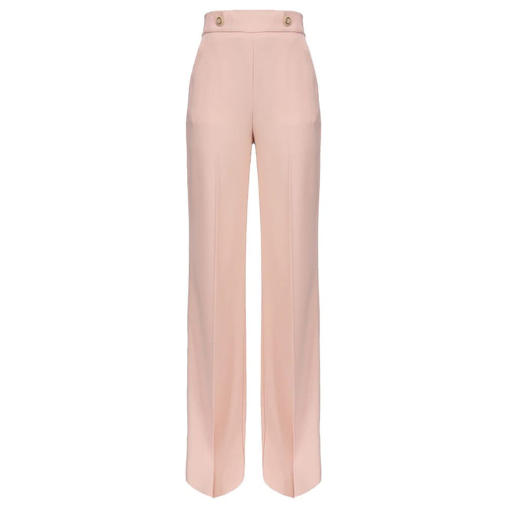 Pink Polyester Jeans & Pant