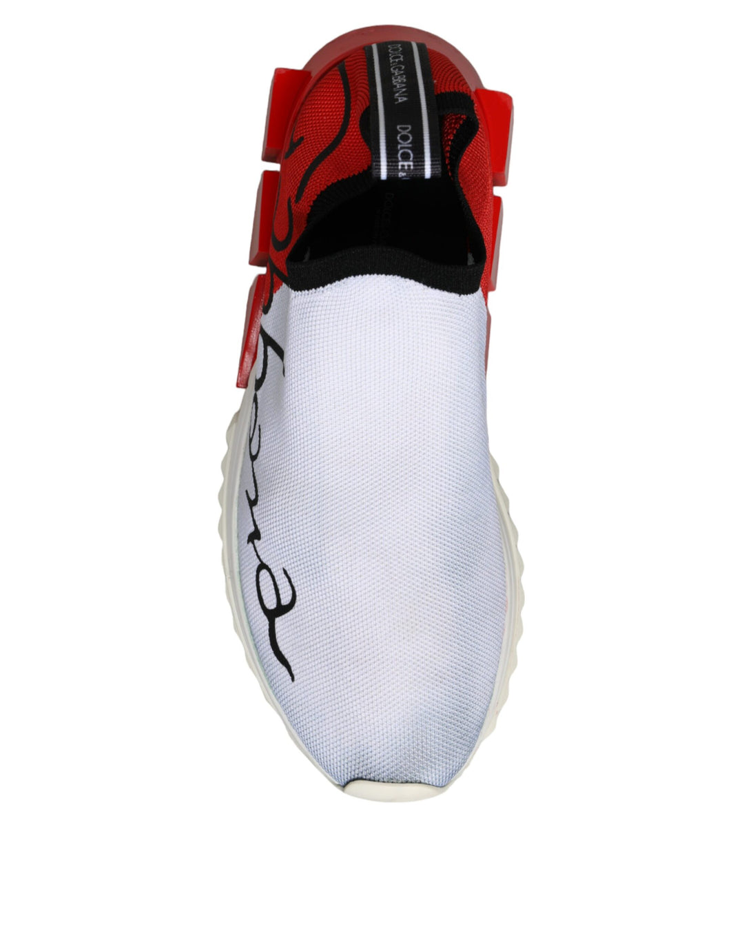 Red White Logo Sorrento Sneakers Shoes