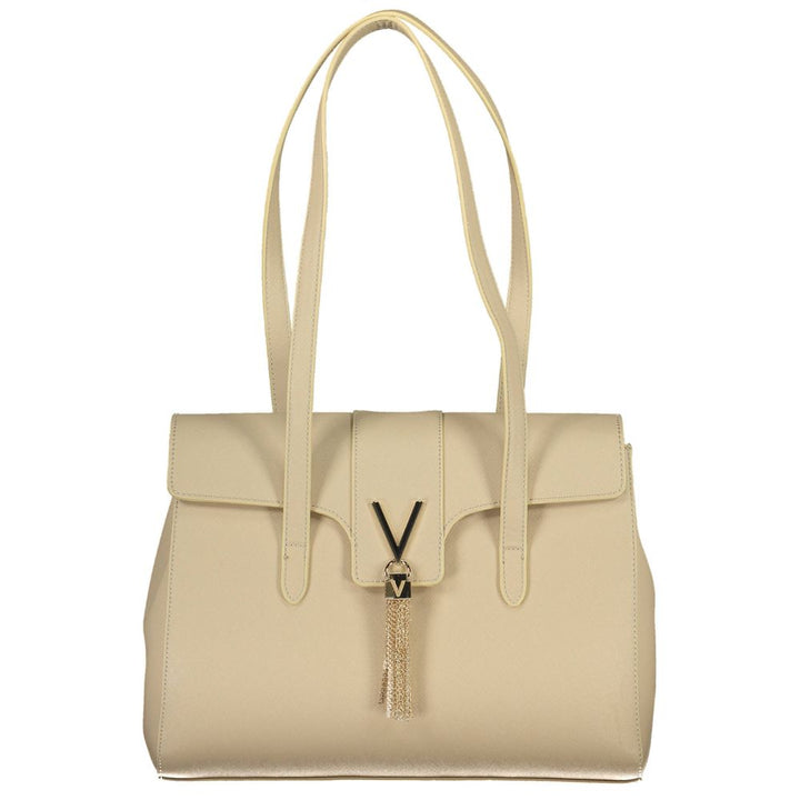 Beige Polyethylene Handbag