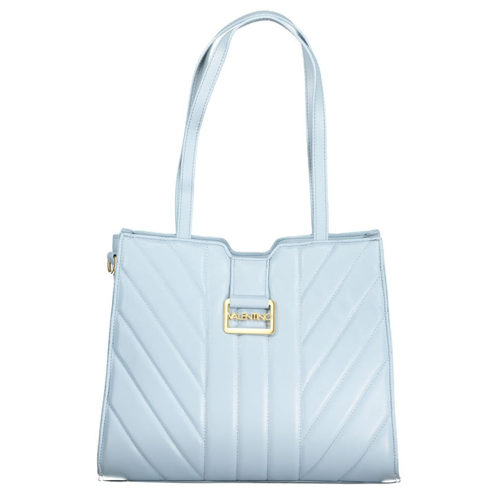 Light Blue Polyethylene Handbag