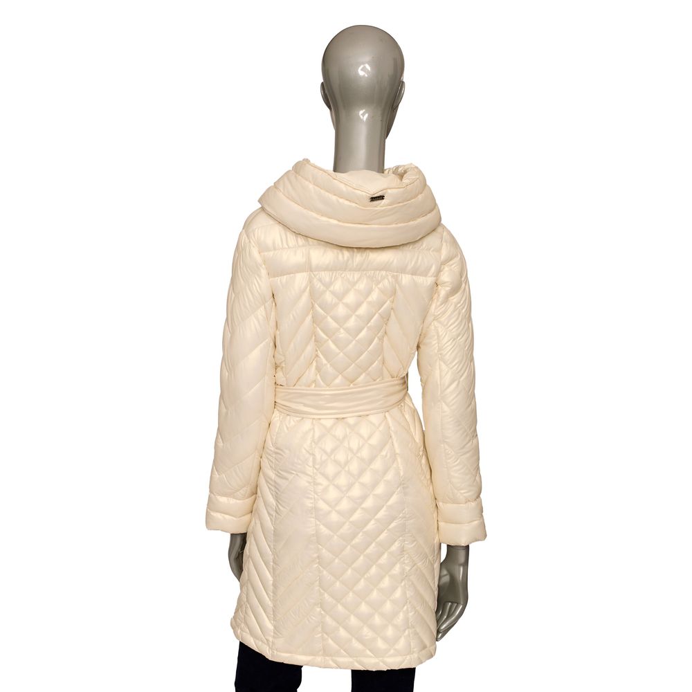 Beige Polyester Jackets & Coat