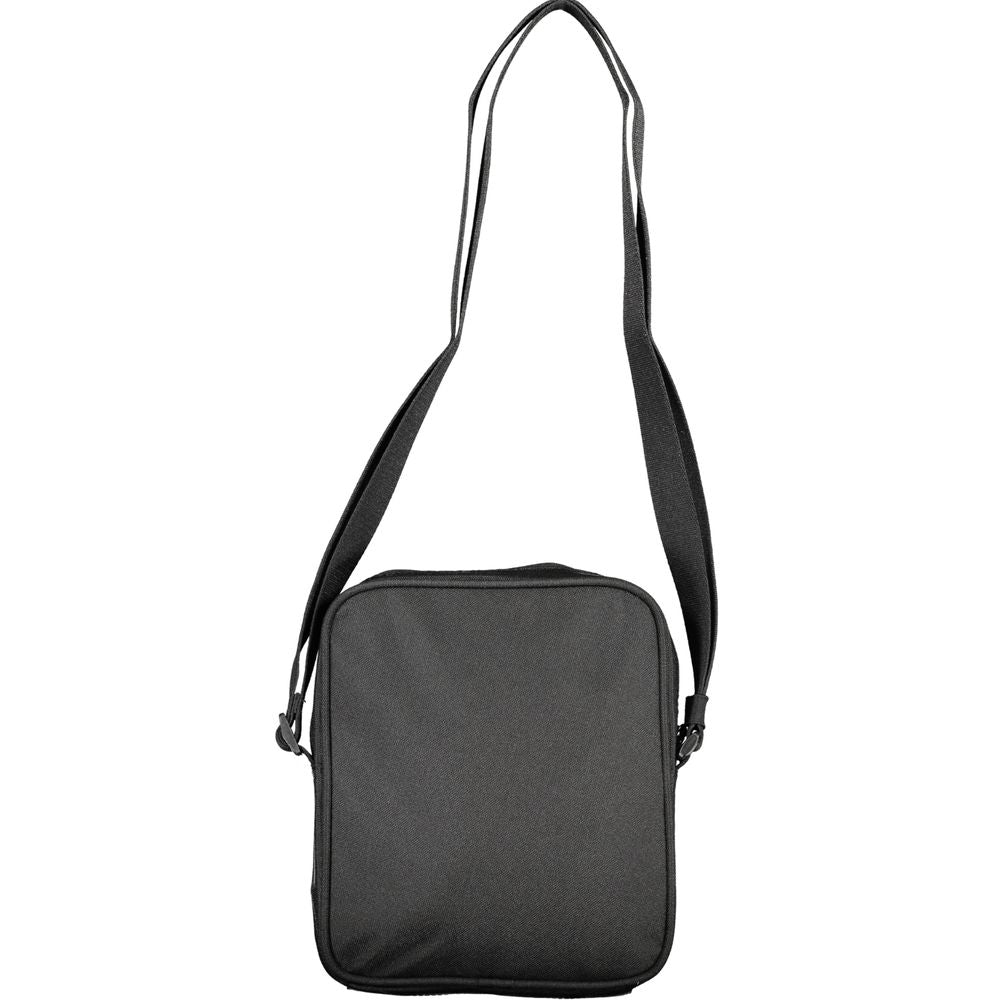 Black Polyester Shoulder Bag