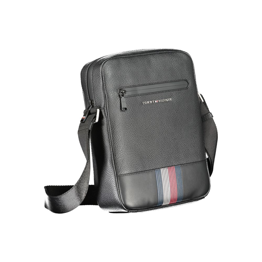 Black Polyethylene Shoulder Bag