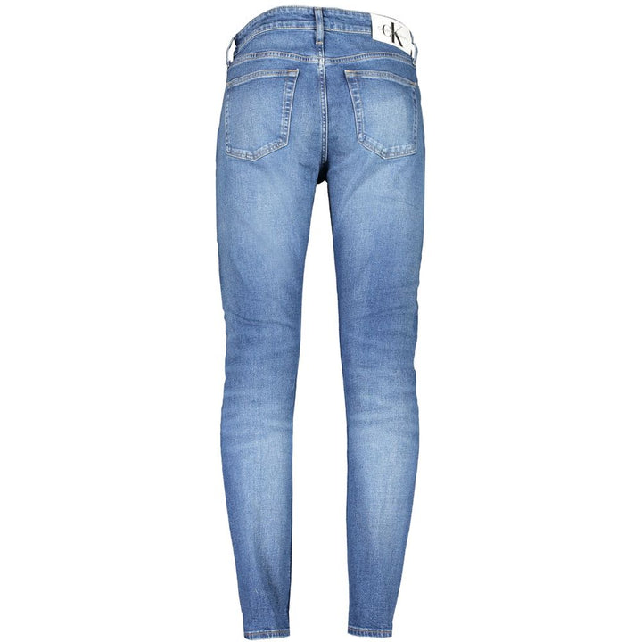 Blue Cotton Jeans & Pant