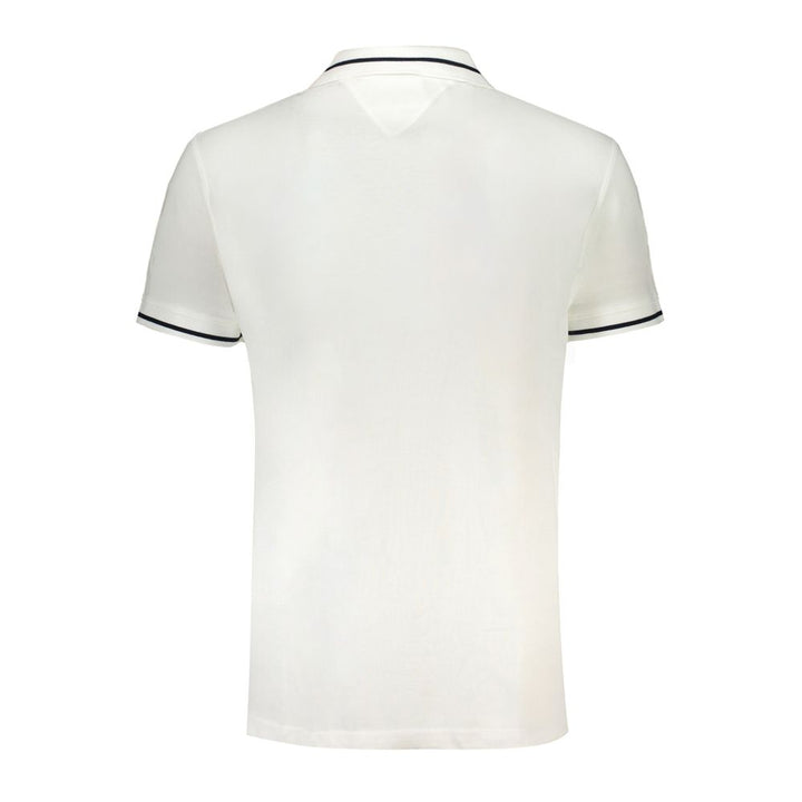 White Cotton Polo Shirt