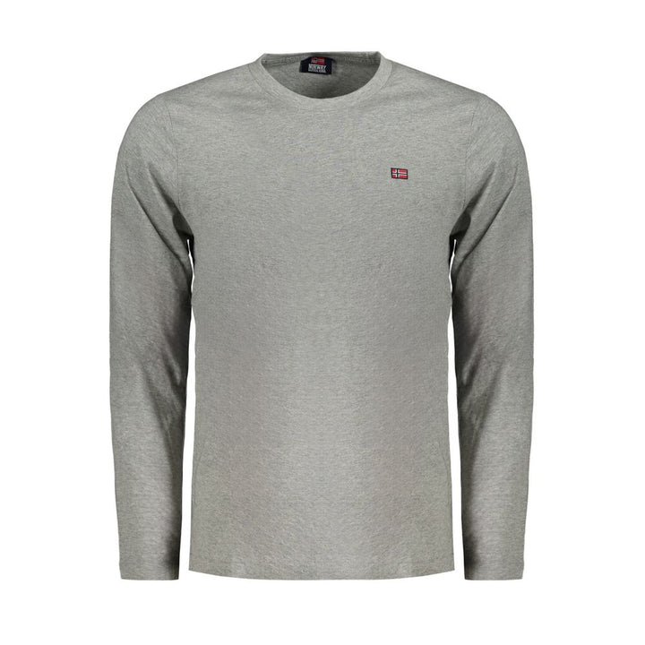 Gray Cotton Men TShirt