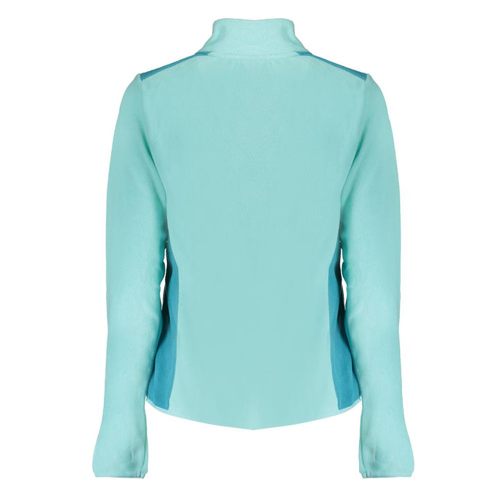 Light Blue Polyester Women Sweater