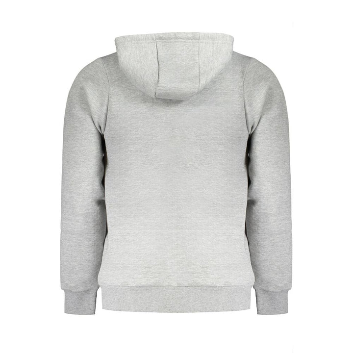 Gray Cotton Mens Hooded Sweater