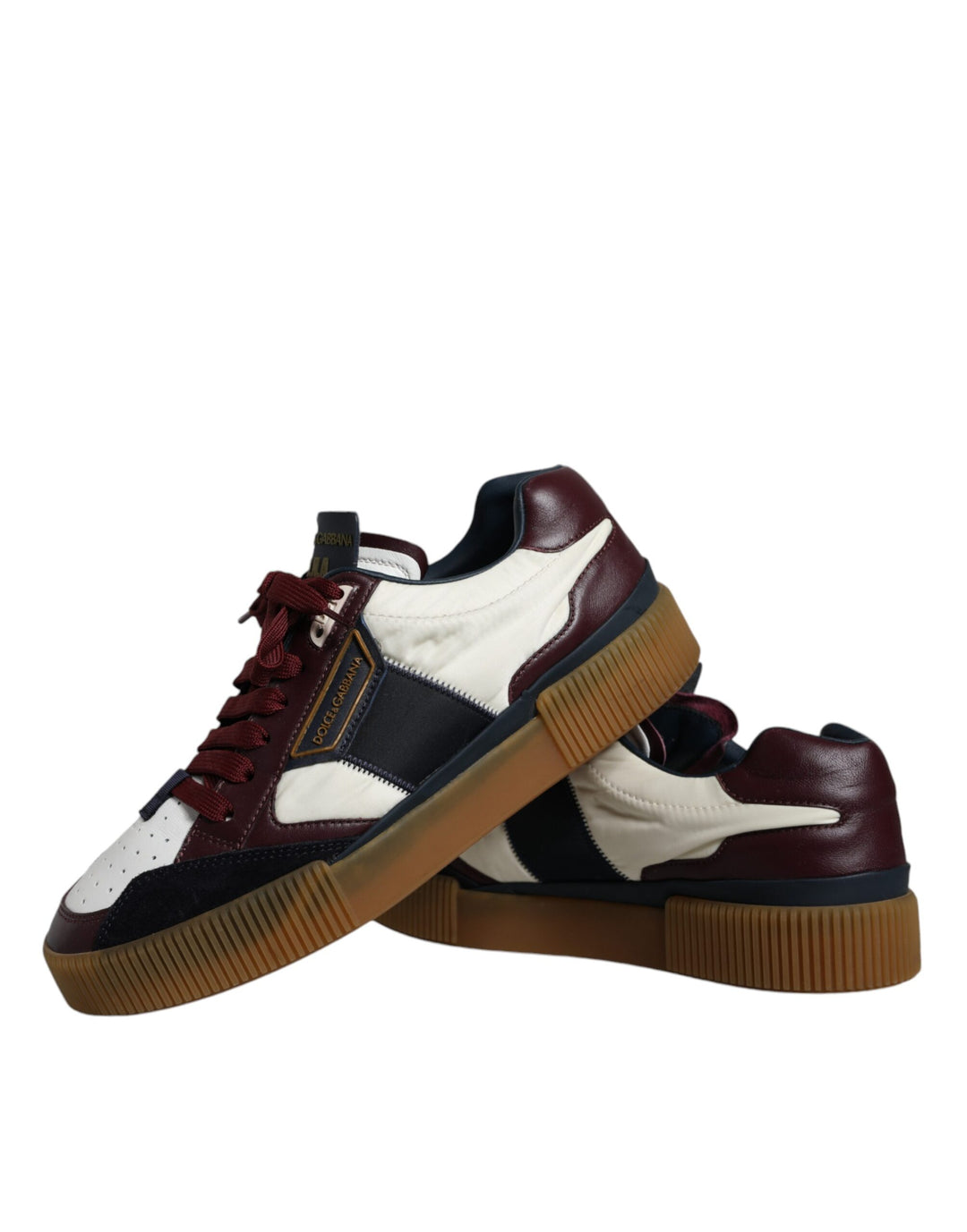 Multicolor Miami Leather Low Top Sneakers Shoes