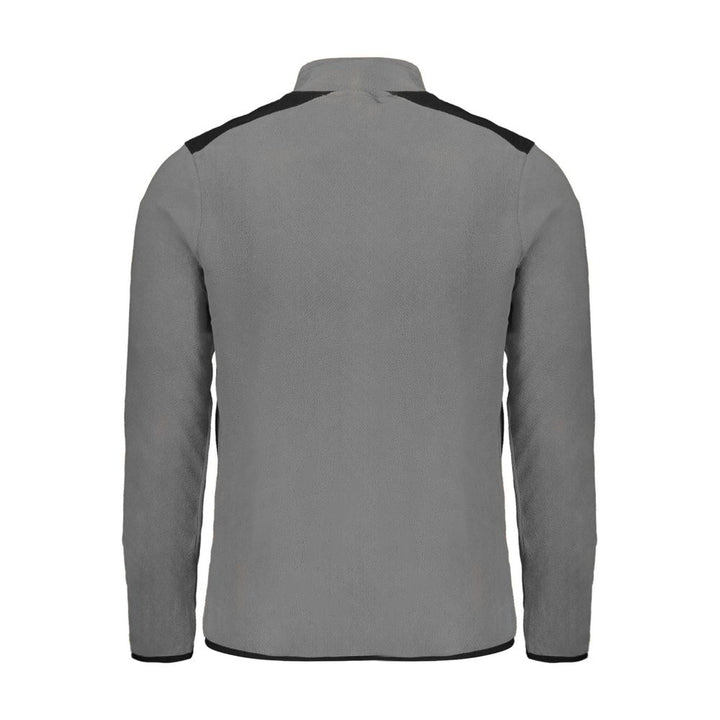 Gray Polyester Men Sweater