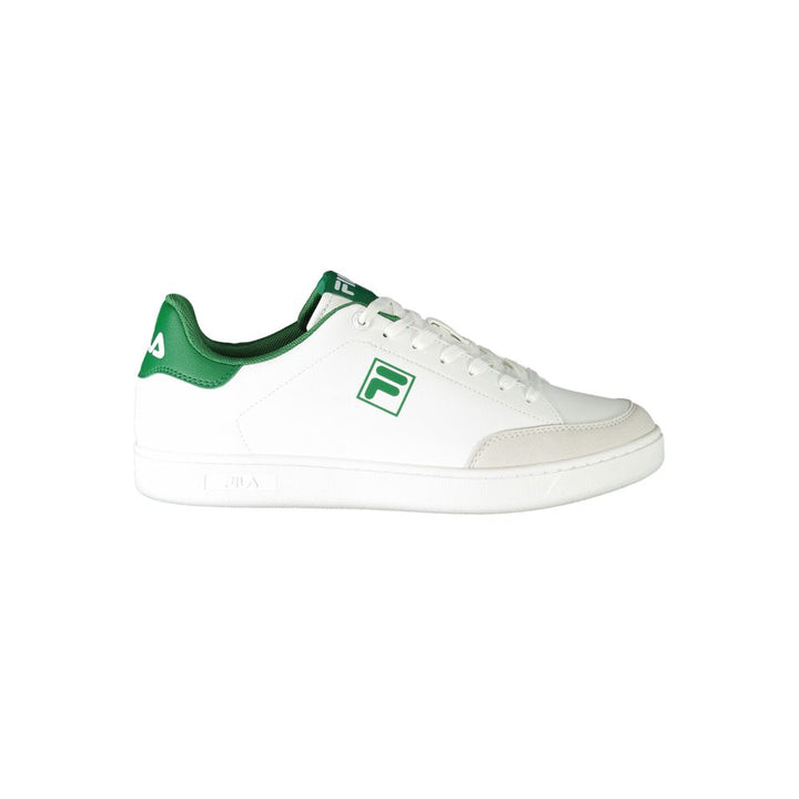 White Polyester Sneaker