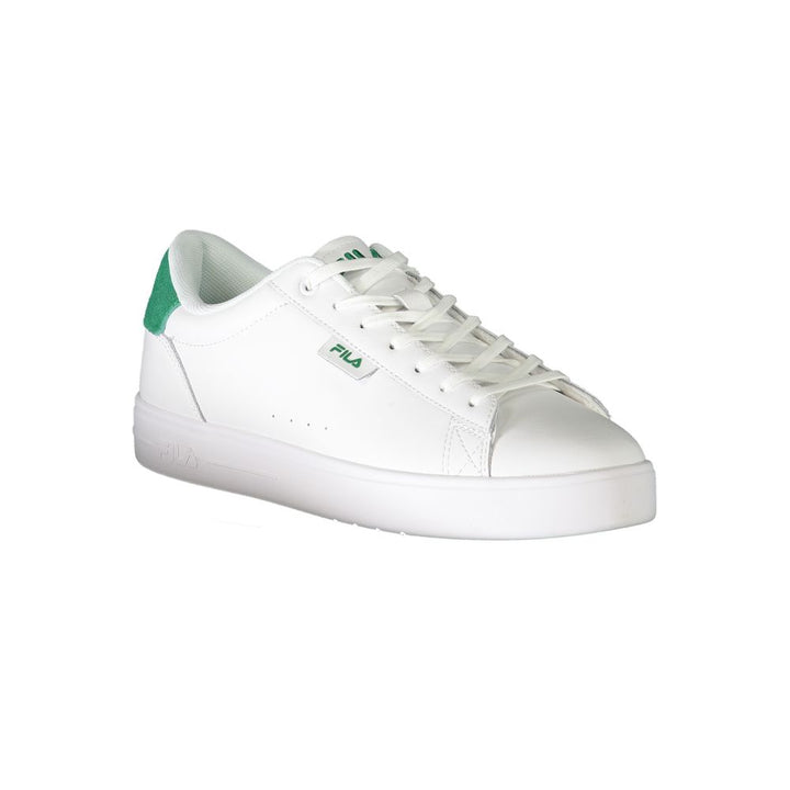 White Polyester Sneaker