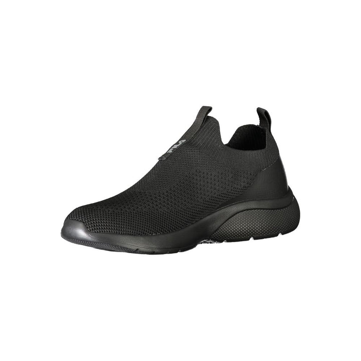 Black Polyester Sneaker