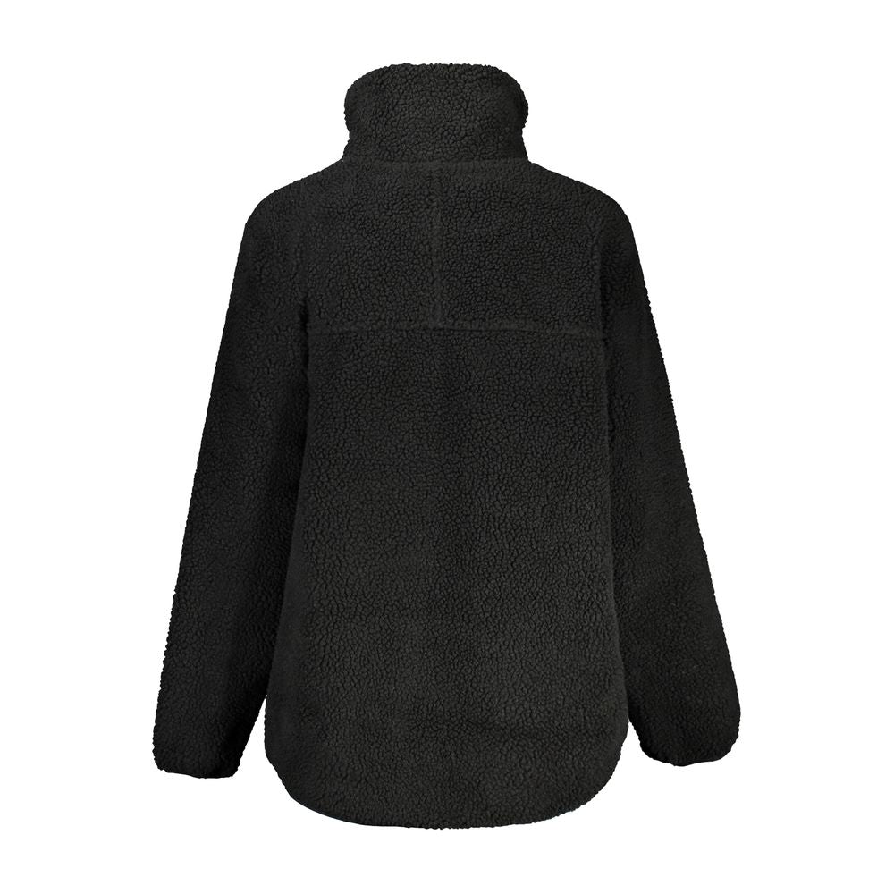 Black Polyester Jackets & Coat