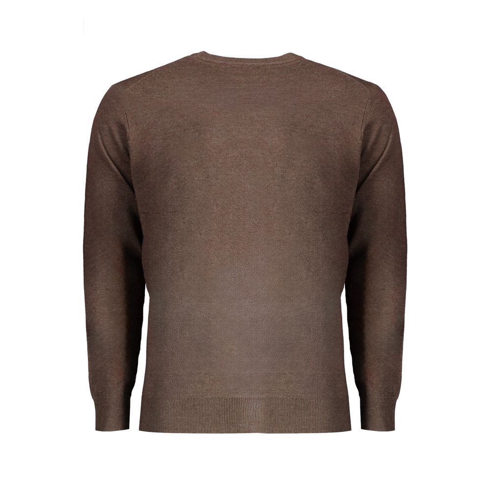 Brown Polyester Sweater