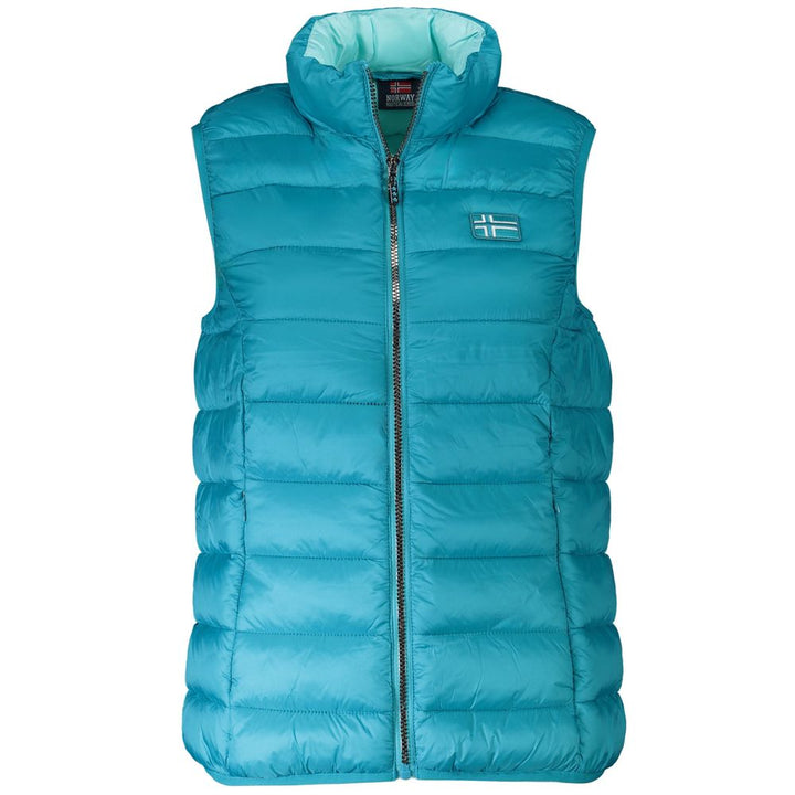 Light Blue Polyamide Jackets & Coat