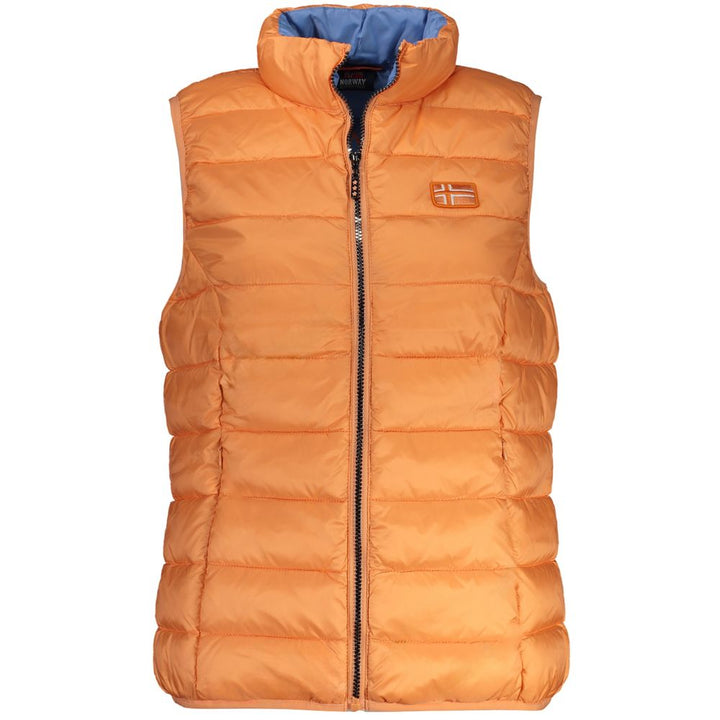 Orange Polyamide Jackets & Coat