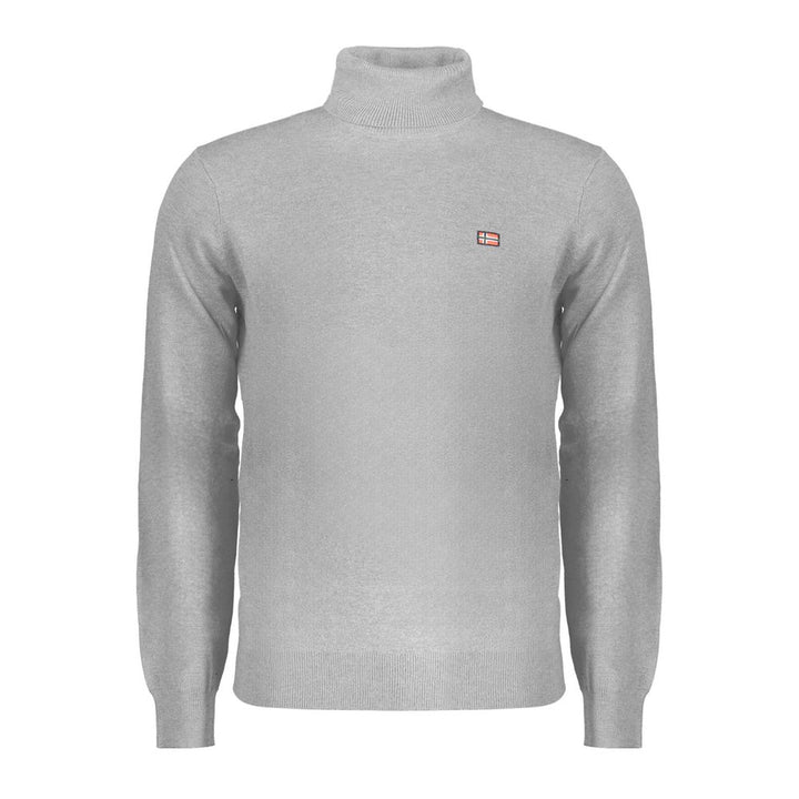 Gray Polyester Sweater