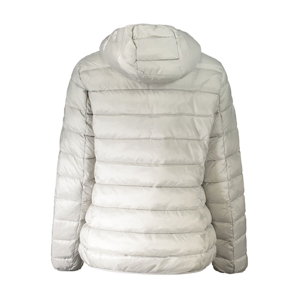 Silver Polyamide Jackets & Coat