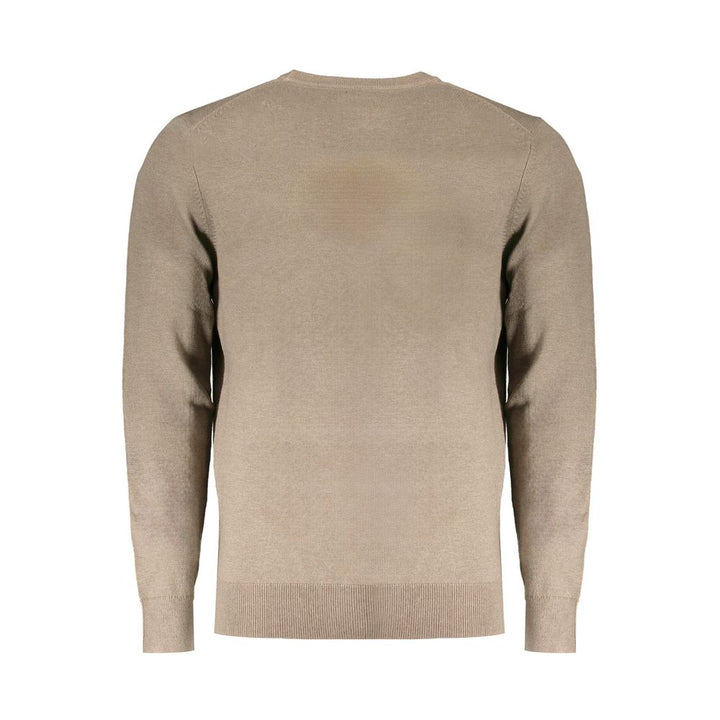 Brown Polyester Sweater