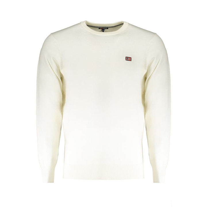 White Polyester Sweater