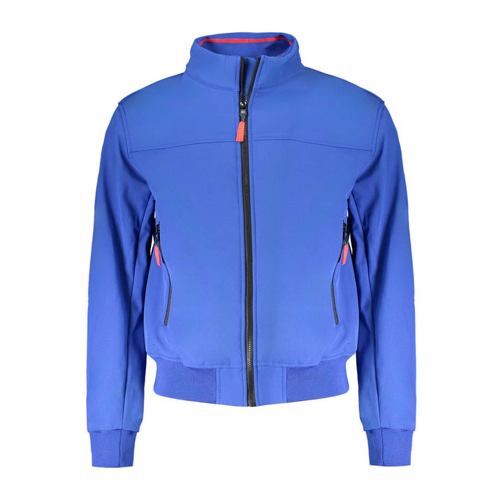 Blue Polyester Jacket