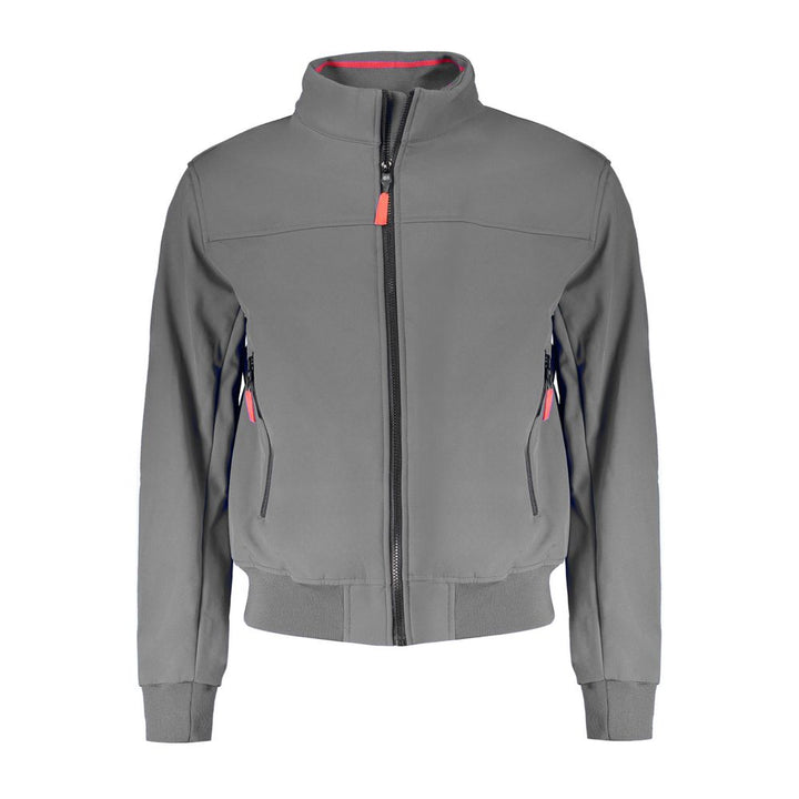 Gray Polyester Jacket