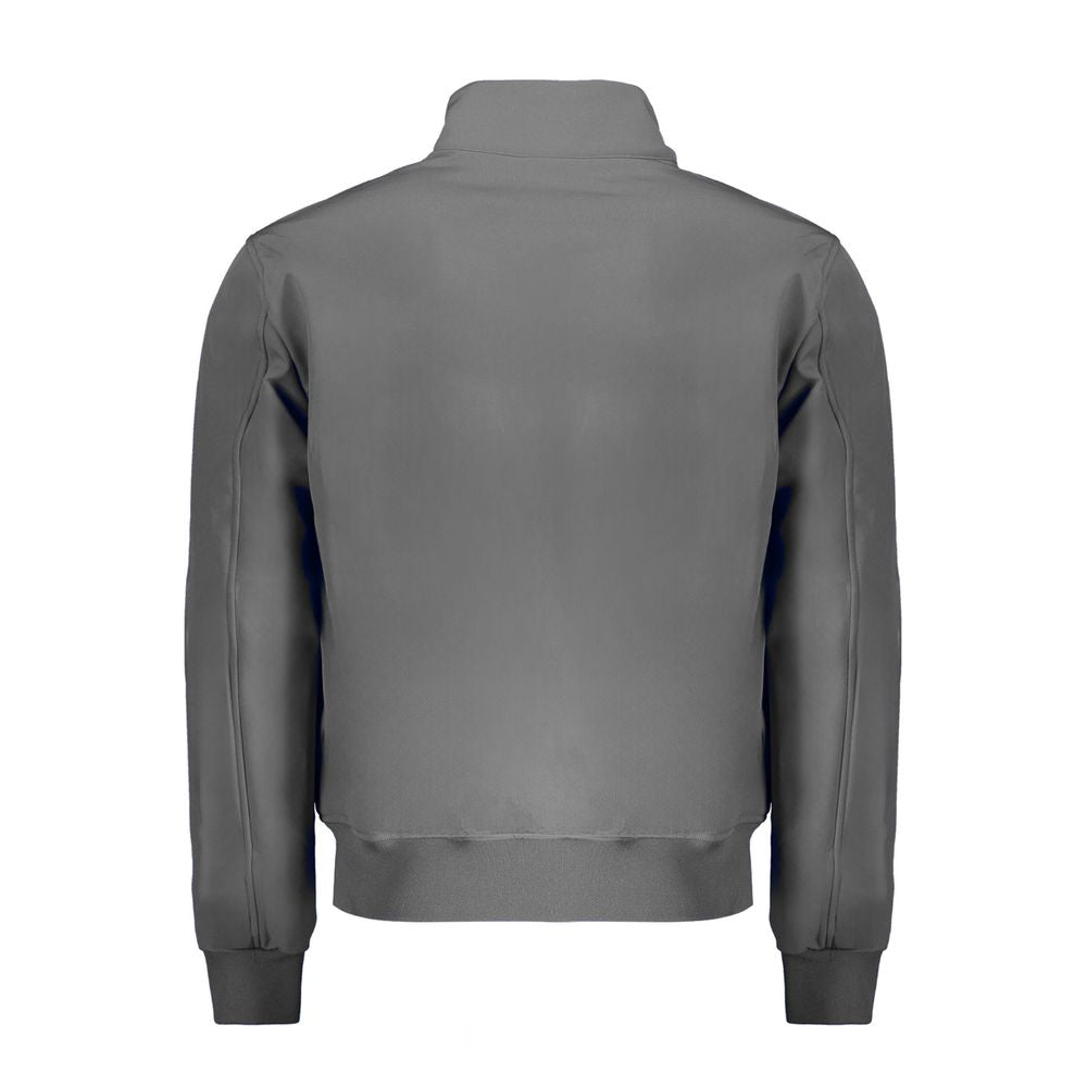 Gray Polyester Jacket