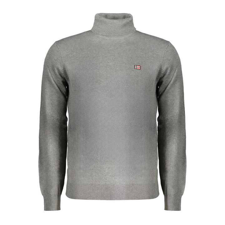 Gray Polyester Sweater